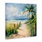 Stupell Industries Blurred Palm Tree Beach Canvas Wall Art, design by LSR Design Studio